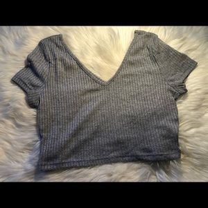 🩵Grey shein top